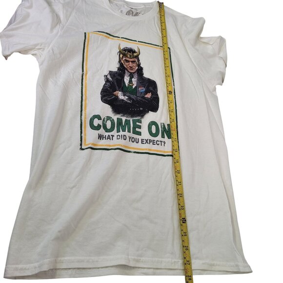 Marvel Studios Loki Series Men's "Come On What Did You Expect?" T-Shirt Small - Picture 7 of 7